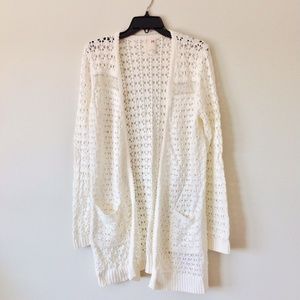 Crochet Long Cardigan Far Away From Close Anthro